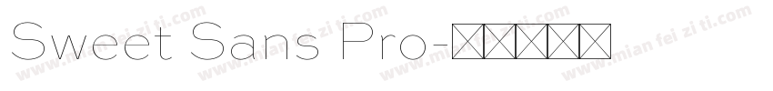 Sweet Sans Pro字体转换